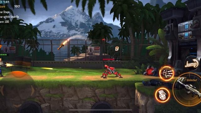 Contra Returns Обзор - прохождение мобильной игры на IOS и Android смотреть онлайн