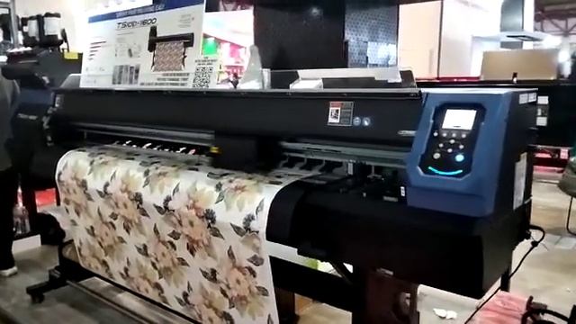 Mimaki TS100-1600 double head sublimation printer смотреть онлайн