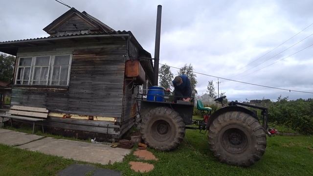 Испытания насоса для шуруповёрта, работы с домом, последний покос травы на участке смотреть онлайн
