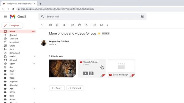 How to download an attachment in Gmail to your computer or laptop смотреть онлайн