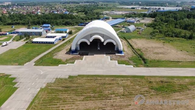 Производство надувных ангаров от Ангарстрой смотреть онлайн