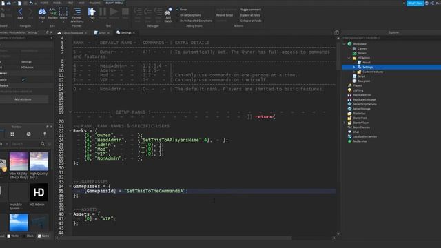 How to use HD Admin! (ROBLOX STUDIO) смотреть онлайн