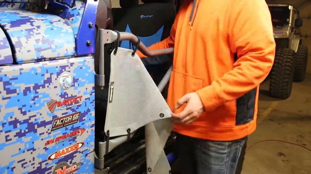 Jk Tube Door Mesh Cover Install смотреть онлайн