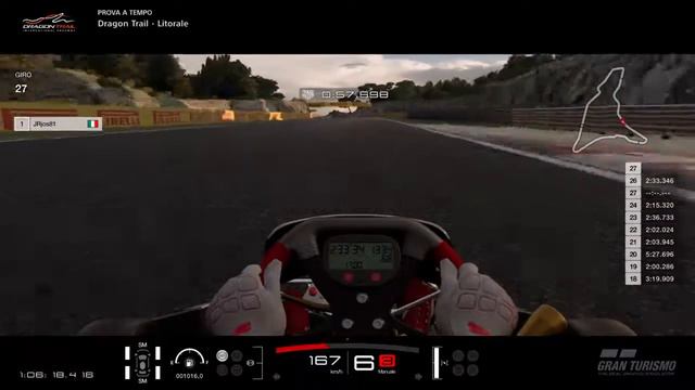 Gran Turismo™SPORT_giro veloce "1.57.673" (Dragon trail-litorale) смотреть онлайн
