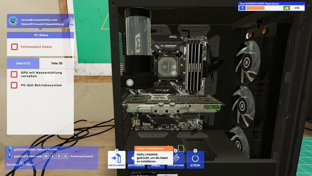 PC Building Simulator 2 #01 - Wasserkühlung, Case Modding & das am Tag 1! смотреть онлайн