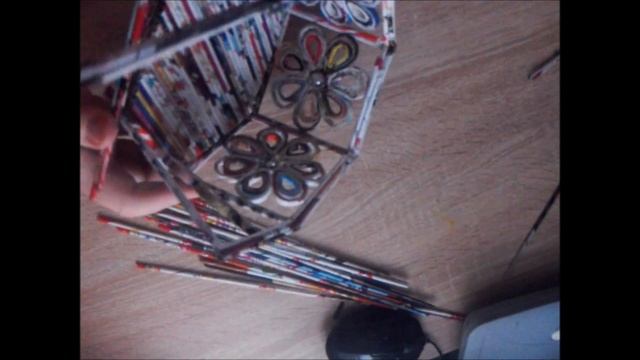 Вот такая симпатичная шкатулка из газетных трубочек у меня получилась. Рукоделие. смотреть онлайн