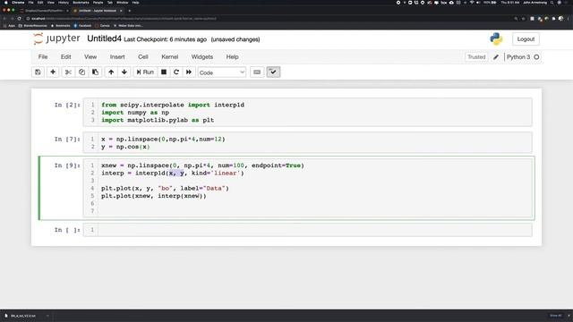 Statistical Analysis - Interpolation with SciPy смотреть онлайн