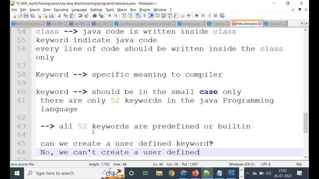 Live Java class for beginners session 3 - Java Fundamentals #java #beginners #neojobhunter смотреть онлайн