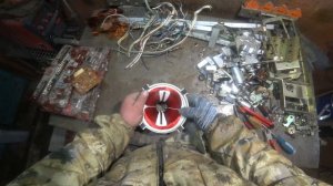 Телевизор Темп 738 на МЕТАЛЛОЛОМ.  МЕДЬ ЛАТУНЬ АЛЮМИНИЙ.    Dismantled an old TV. Lots of copper!