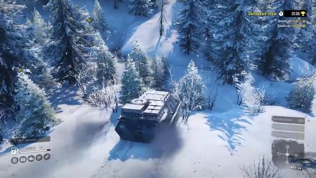 SnowRunner(PS4) - Состязание "Западные горы"(Золото) смотреть онлайн