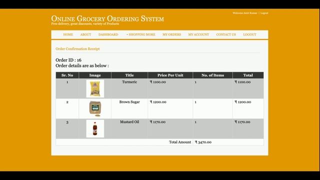Java, JSP And MySQL Project on Online Grocery Ordering System смотреть онлайн