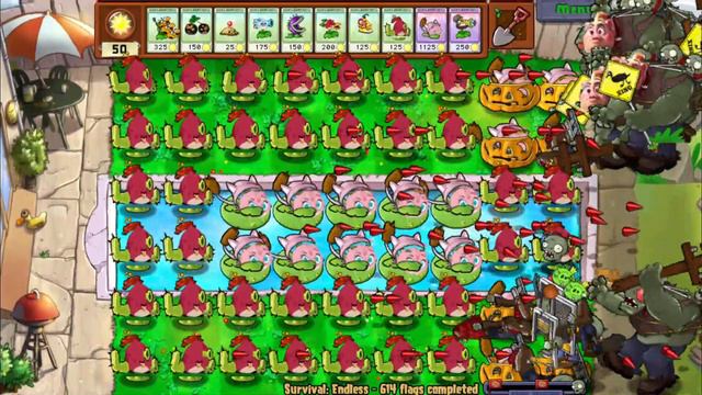 Plants vs. Zombies Angry Birds: Cactus Big red & Cattails Stella Vs All 999999 Zombies Pig. смотреть онлайн