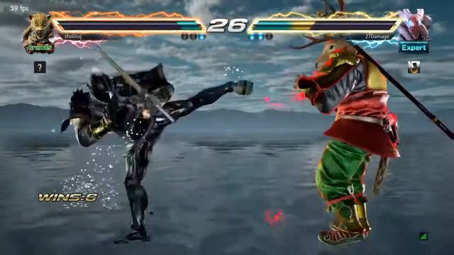 Tekken 7 with King vs Yoshimitsu , without chain grabs смотреть онлайн
