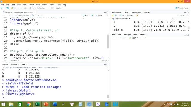 Remove gap between bars and x-axis of a chart with ggplot in R | Learn to do SCIENCE смотреть онлайн