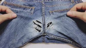 Волшебное решение, как залатать дырку на джинсах между ног таким способом, который вас удивит
