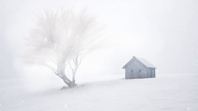 Intense Winter Storm┇Howling Wind & Blowing Snow ┇Sounds For Sleep, Study & Relaxation