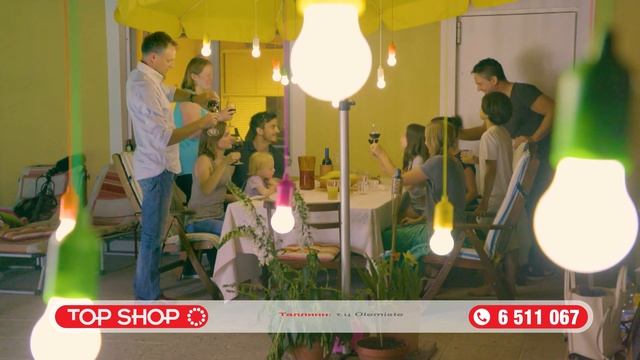 Светодиодная лампочка на батарейках Handy Lux Colors Top Shop смотреть онлайн