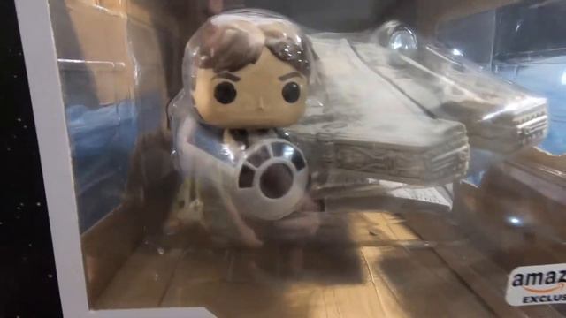Unboxing the Star Wars Millenium Falcon! Amazon Exclusive Deluxe Funko Pop! смотреть онлайн