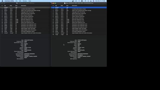 Color Profile - Using Late 2013 IMac 27