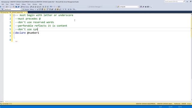 43- Declare of Variable in SQL Server смотреть онлайн