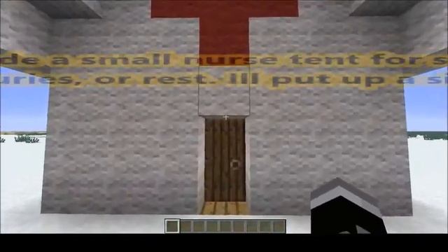 Minecraft WW1 Trench Map Build [Part 4] Bunker, Tents, And More!