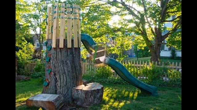 Как организовать детскую площадку на даче с небольшим бюджетом? смотреть онлайн
