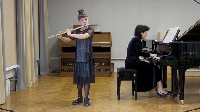 С. Ядассон "Романс" Исп. Анна Дрожникова (флейта), Ольга Бер (фортепиано) смотреть онлайн
