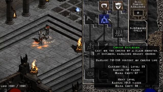 Summon Necro Gear/Skills/Explantion of Build Diablo 2 1 14d смотреть онлайн