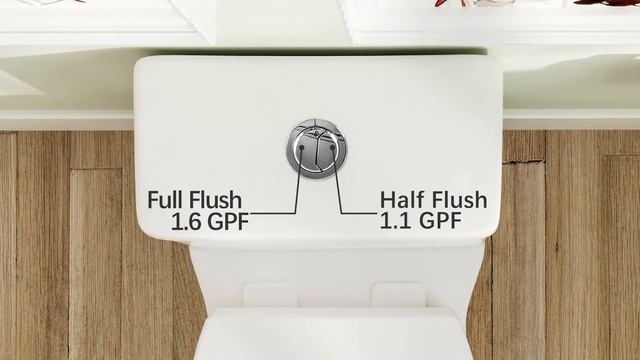DeerValley 1.1/1.6 GPF Elongated One Piece Toilet DV-1F52508 смотреть онлайн