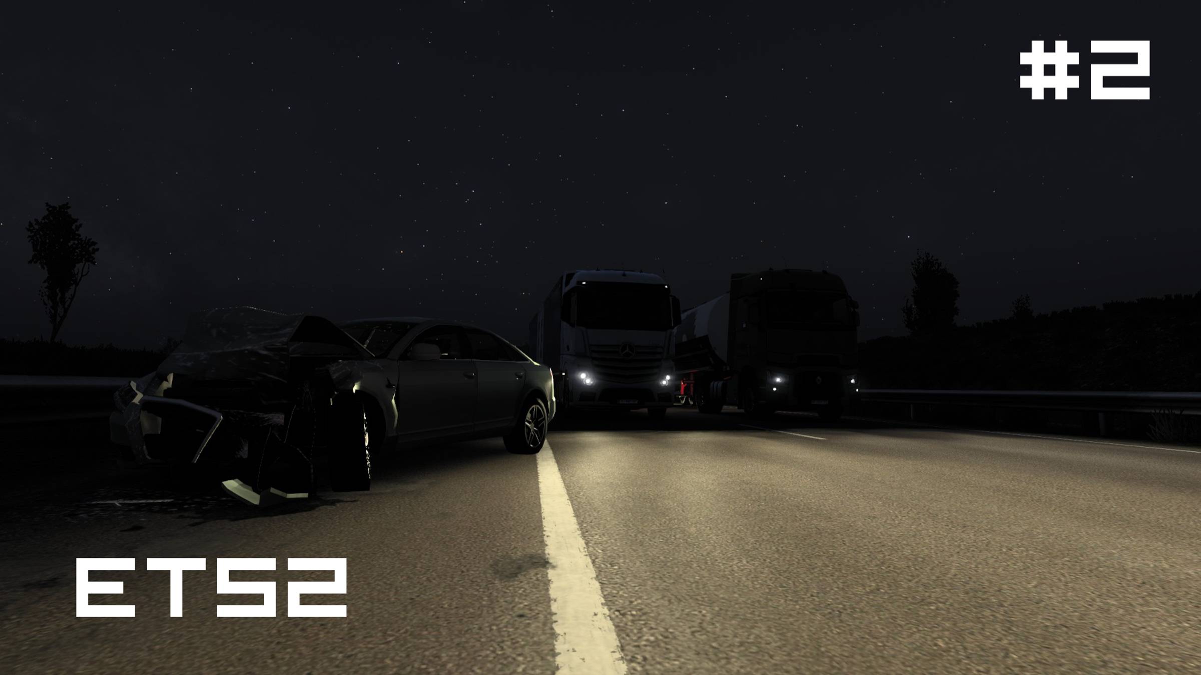 Euro Truck Simulator 2 // Обычный кооп в конвое. Часть 2 смотреть онлайн