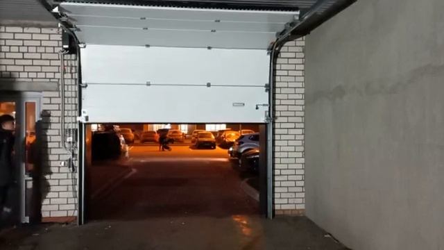 Гаражные автоматические ворота с фотоэлементами безопасности смотреть онлайн