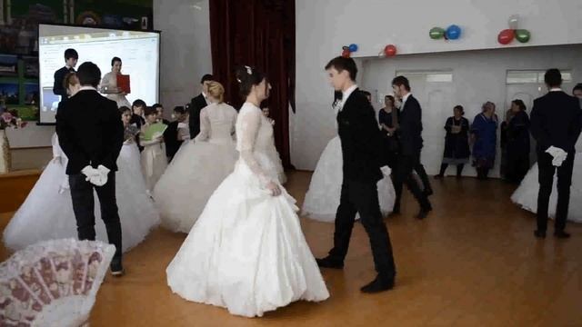 Литературный вечер г. Грозный. Бал 19 век. Гимназия №4. смотреть онлайн