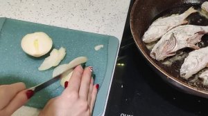 Окунь Речной Жареный на Сковороде