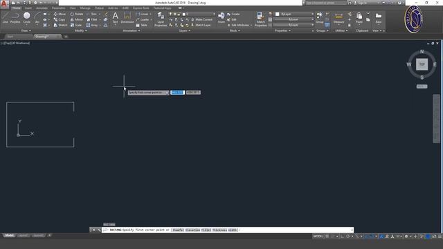AutoCAD. 6-dars. Draw-arc, recitangle, polygon смотреть онлайн