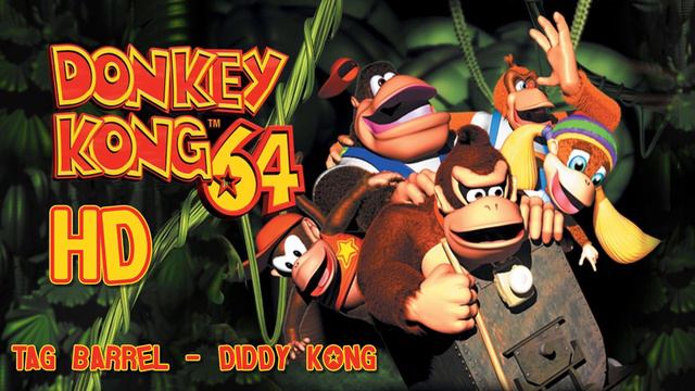 Donkey Kong 64: Tag Barrel - Diddy Kong HD смотреть онлайн