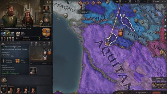 Let's Play Crusader Kings 3 (1.4) / RPG / Deutsch / Das Lied vom Mittelalter - Ein Saga-Projekt #17 смотреть онлайн