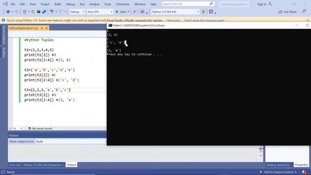 Tuple in python with simple examples смотреть онлайн