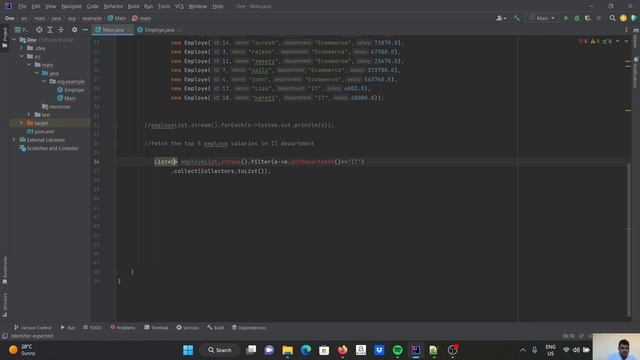 get employee top 5 salaries in each department using java8 смотреть онлайн