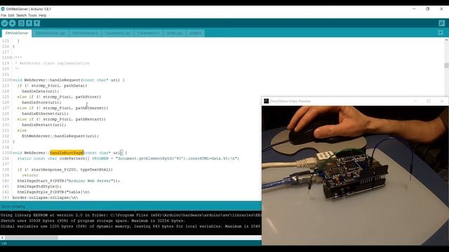 Arduino Web Server смотреть онлайн