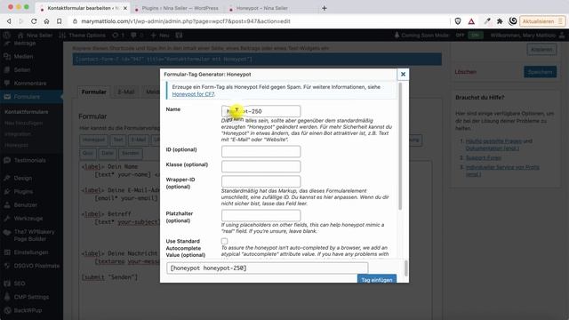 WordPress: DSGVO-konformer Spamschutz für das "Contact Form 7"-Kontaktformular смотреть онлайн