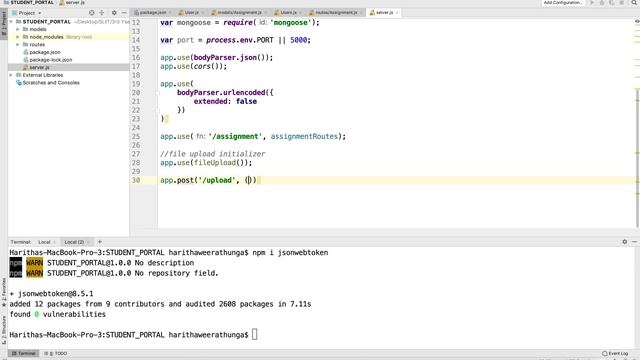 REACT | Node | MongoDB in Sinhala - Part 5 - File Upload and Server смотреть онлайн