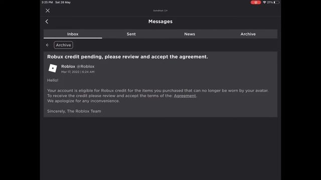 HOW TO GET REFUND ON CONTENT DELETED ITEMS!!! | Roblox смотреть онлайн