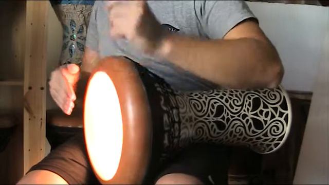Special painted Solo darbuka ,sound samples смотреть онлайн