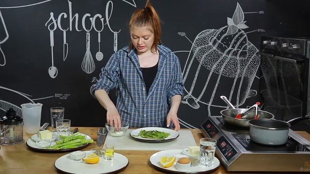 СПАРЖА. Локшина зі спаржі. Крем-суп зі спаржі. Спаржа в соусі голландез.