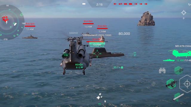 Chinook, Review | MODERN WARSHIPS, Weapon Test смотреть онлайн