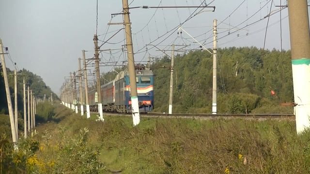 Электровоз ЧС7-030 с поездом № 6 Вильнюс - Москва смотреть онлайн