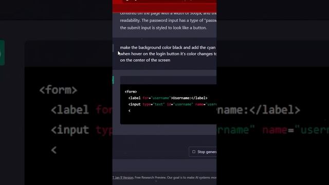 chatGPT Login form - Make Login Form In Less Than 3 Minutes With chatGPT - #loginform #chatgpt смотреть онлайн
