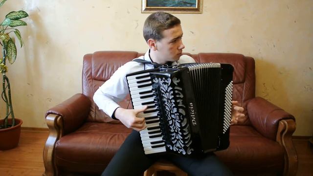 Владимир Орос, аккордеон Delicia Carmen 24, "Flick-Flack" by Albert Vossen. смотреть онлайн