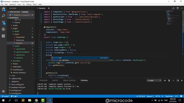 Wordpress Ionic App #12 List Post by Category (fix error) смотреть онлайн