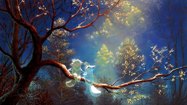 Forest song for a good sleep, flute, shaman tambourine ⭐🌜🌙 смотреть онлайн
